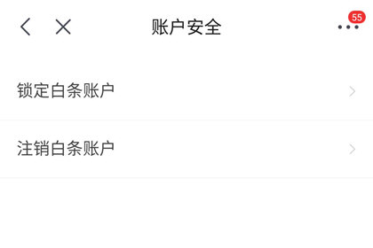 京东白条账户安全设置